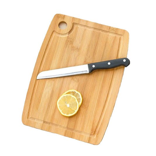Bamboo Chopping Board with Hanging Hole | 33×24cm | Large