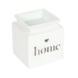 White Home Cut Out Oil Burner