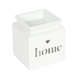 White Home Cut Out Oil Burner