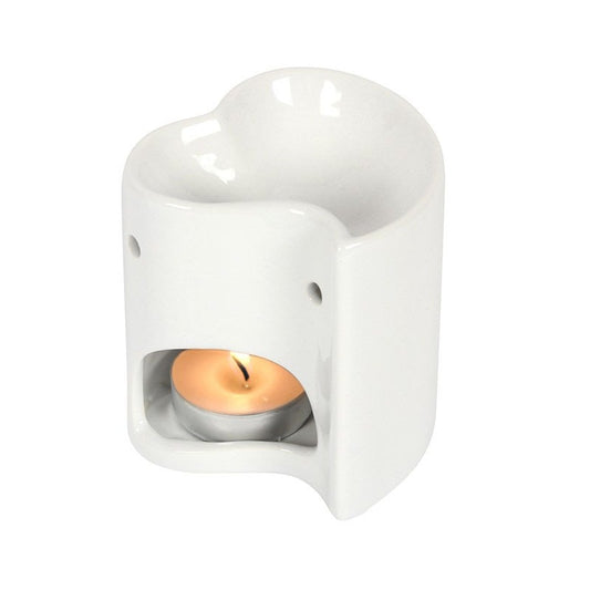 White Heart Oil Burner