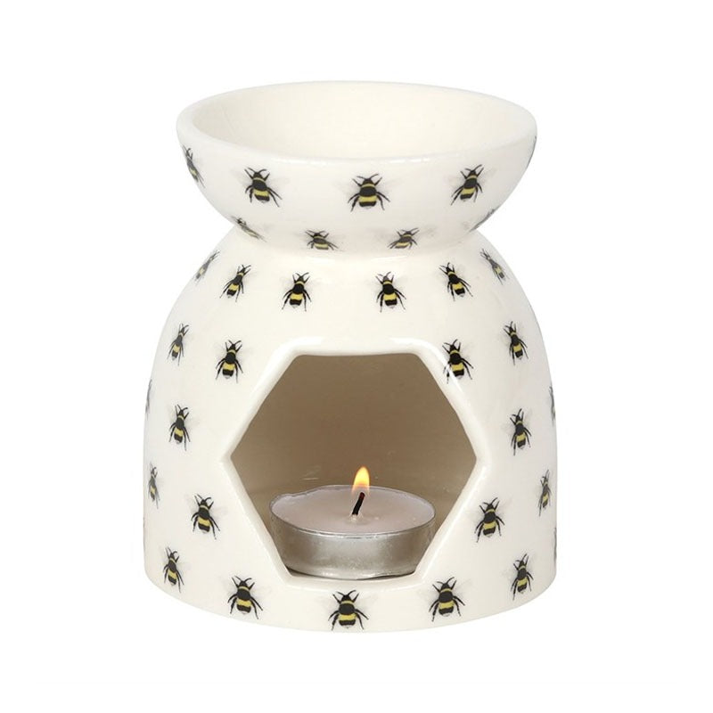 All Over Bee Print Oil Burner