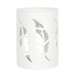 White Feather Cut Out Oil Burner