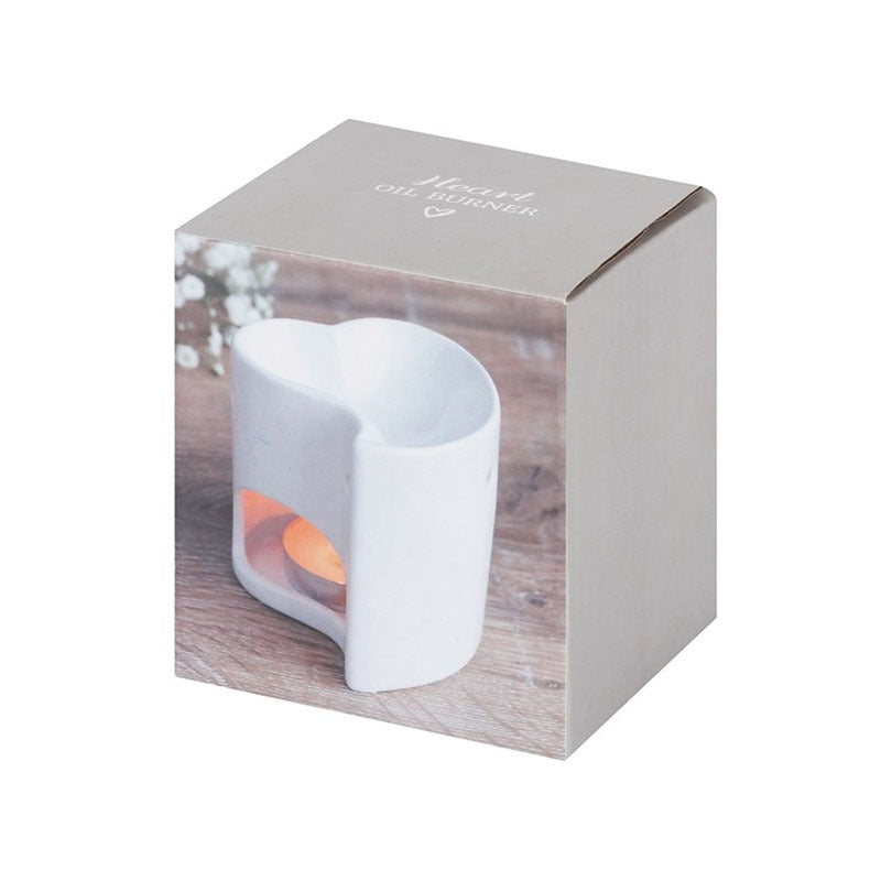 White Heart Oil Burner