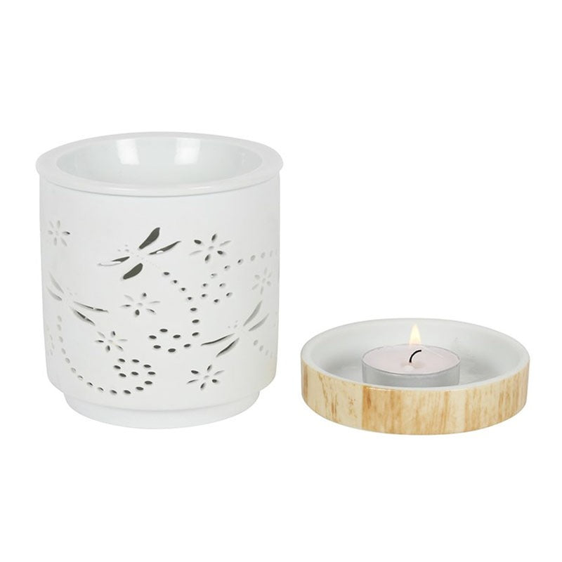 Dragonfly Matte Ceramic Oil Burner