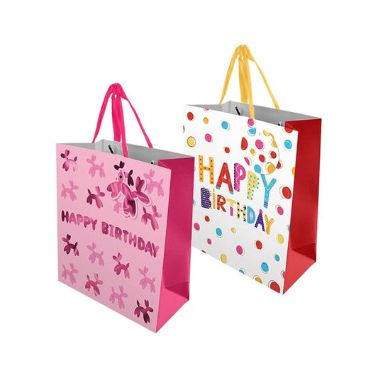 Pink Birthday Gift Bags | XL 2 Pack