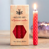 Red Beeswax Spell Candles | Pack of 6