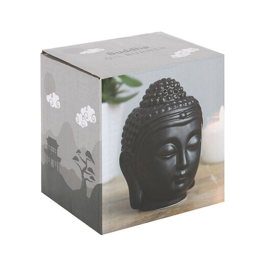 Black Buddha Head Oil Burner