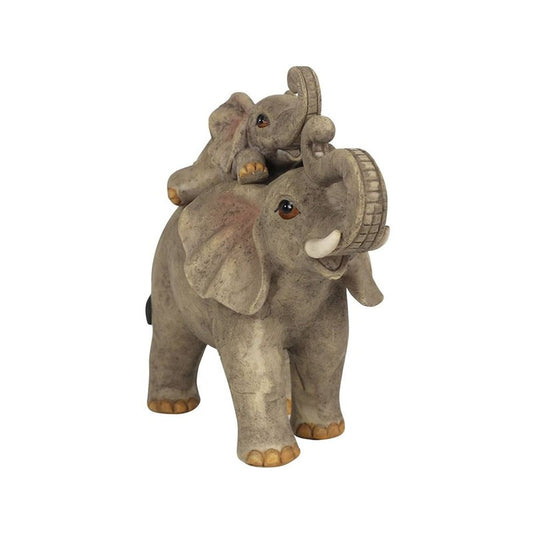 Mother and Baby Elephant Ornament | Elephant Adventure