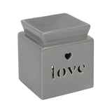 Love Cut Out Oil Burner | Grey | RAJXStore