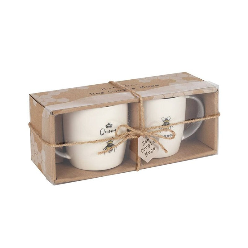 Queen Bee And Keeper Couples Mug Set