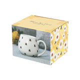 Bee Print Rounded Mug