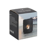 Black Triple Moon Cut Out Tealight Holder | Small