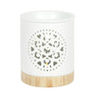 White Mandala Cut Out Oil Burner